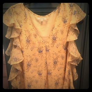 Max Studio Sleeveless Ruffle Top